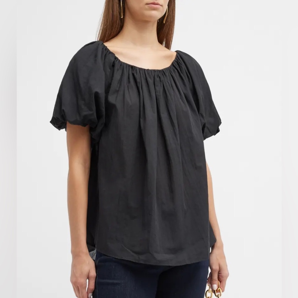 NWT! HARSHMAN Anthropologie | Keiko Blouse | Black | Small